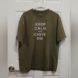 Chive On Olive Green T-Shirt